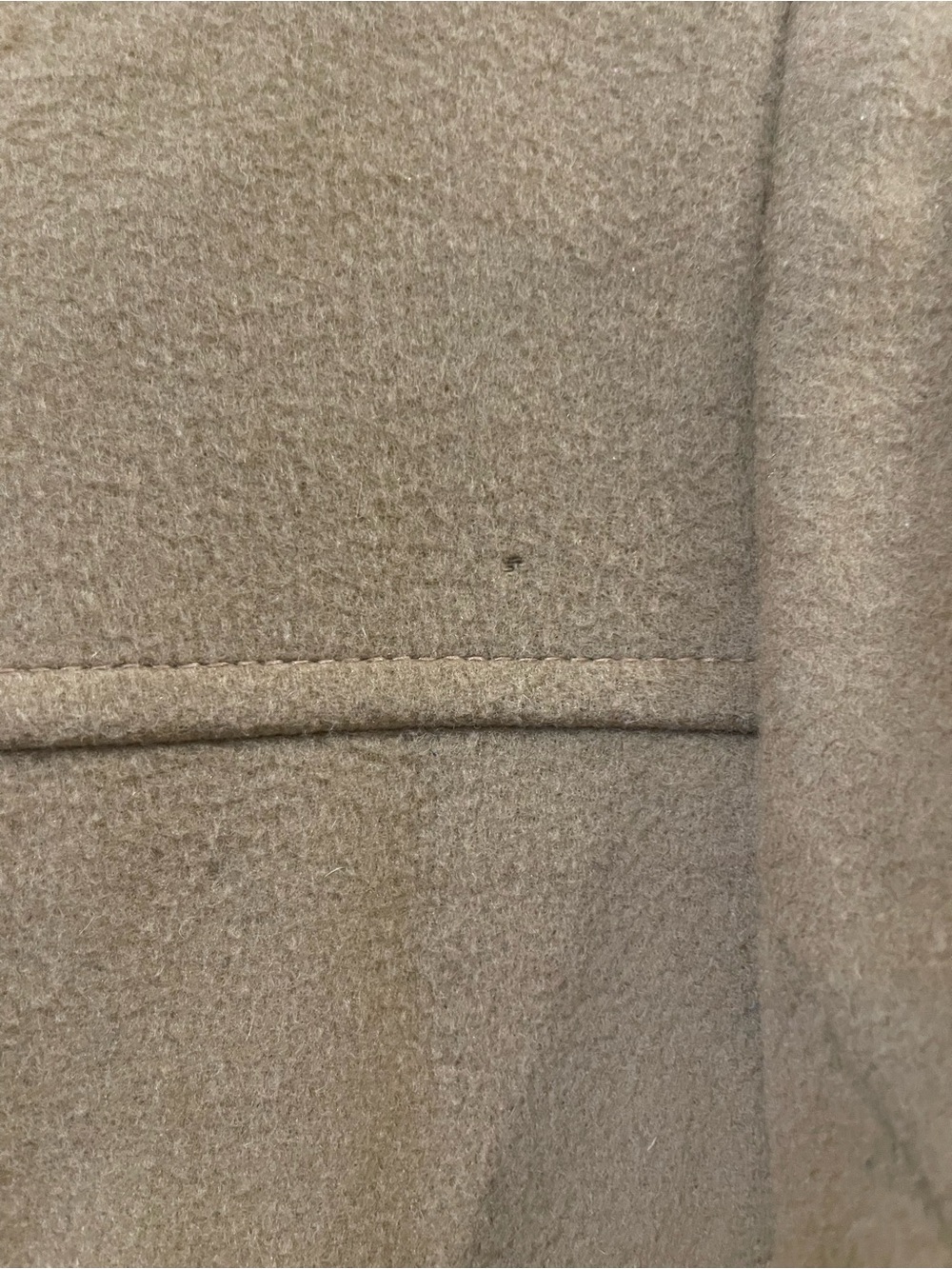 Michael Kors Camel Long Notch-Collar Wool Coat - Picture 8 of 10